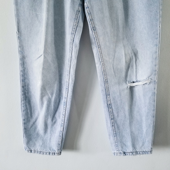 Vtg 90s Lee ankle length distressed mom jeans 12 - Picture 6 of 7